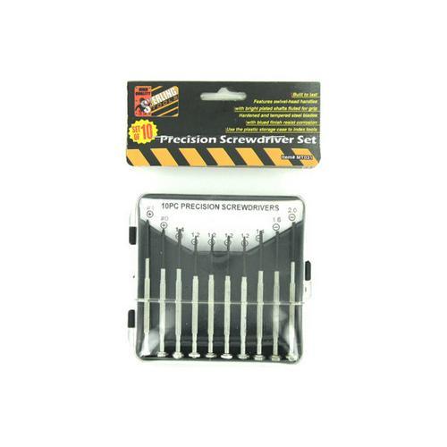 10 Piece precision screwdriver set ( Case of 24 )