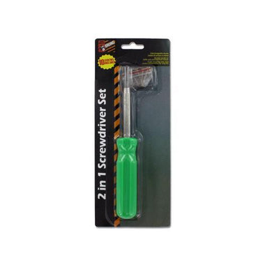 2 in 1 screwdriver set ( Case of 24 )