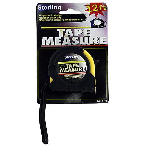 Tape Measure with Rubber Outer Grip ( Case of 24 )