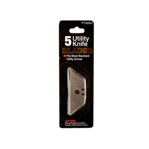 5 Pack Utility Knife Blades ( Case of 40 )