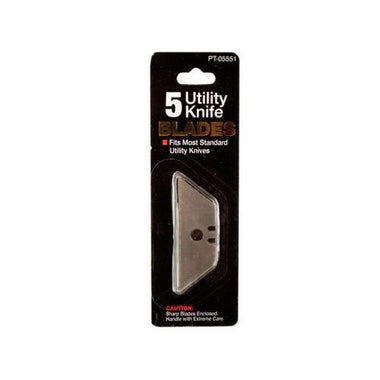 5 Pack Utility Knife Blades ( Case of 60 )