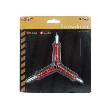 Three-Way Screwdriver ( Case of 72 )