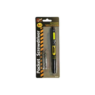 Four-in-One Pocket Screwdriver ( Case of 48 )