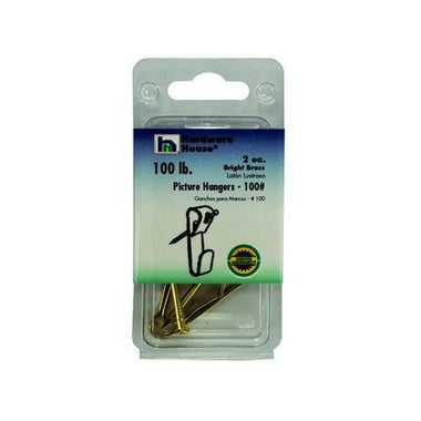 Brass picture hangers pack of 2 ( Case of 20 )