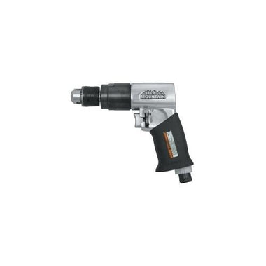 AIR DRILL REVERSIBLE 3/8 INCH W/RUBBER HANDLE GRIP