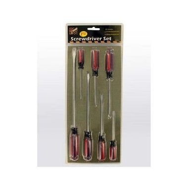 7 Pack phillips and slotted screwdriver set ( Case of 12 )