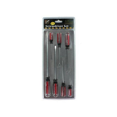 7 Pack phillips and slotted screwdriver set ( Case of 16 )