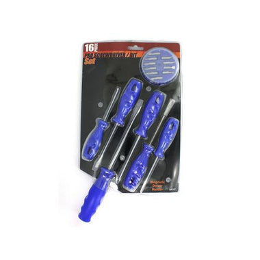 Professional Screwdriver & Bit Set ( Case of 4 )