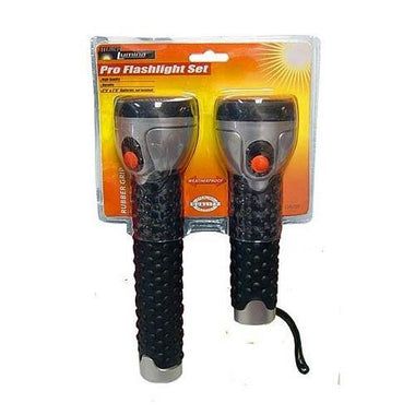 2 Pack professional flashlight set ( Case of 12 )