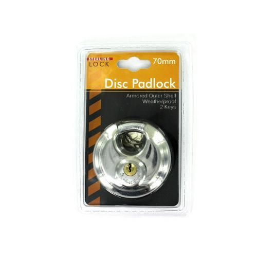 Deluxe Disc Padlock ( Case of 12 )