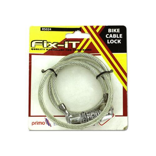 Bike Combination Cable Lock ( Case of 12 )