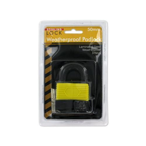 Laminated Weatherproof Padlock with Keys ( Case of 16 )