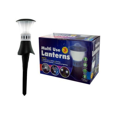 3-Piece LED Touch Lantern Garden Lights ( Case of 1 )