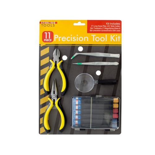 Precision Tool Set with Magnifying Glass ( Case of 1 )