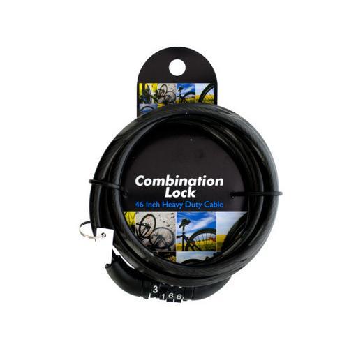 Combination Cable Lock ( Case of 8 )