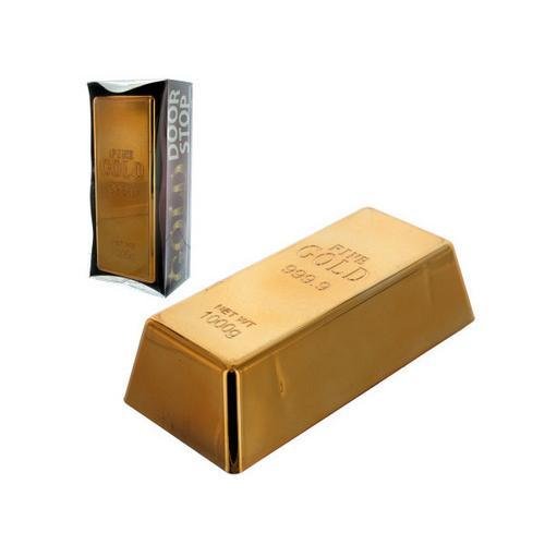 Faux Gold Bar Door Stop ( Case of 1 )