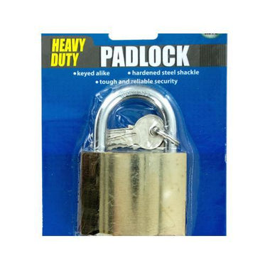 Metal Padlock with 3 Keys ( Case of 12 )