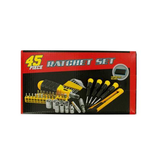 Small Ratchet Set with Carrying Case ( Case of 1 )