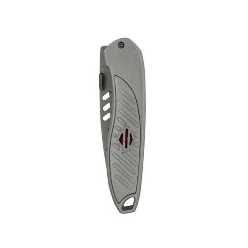 Gray Serrated Blade Pocket Knife ( Case of 16 )