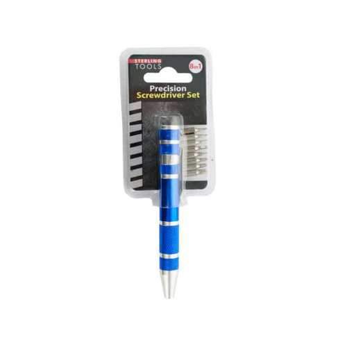 8-in-1 Precision Screwdriver Set ( Case of 12 )