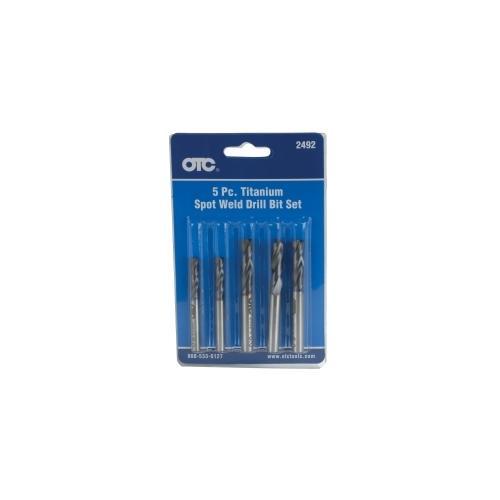 5 Pc Spotweld Drill Bit Set