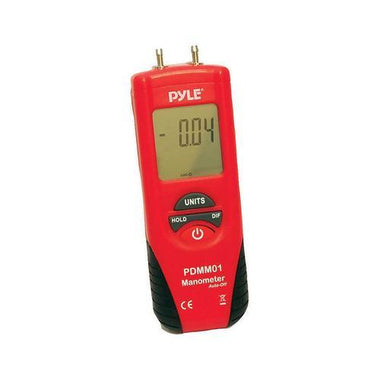 Pyle Digital Manometer Red/Black Color