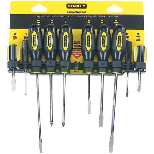 Stanley 10-piece Standard Fluted Screwdriver Set (pack of 1 Ea)