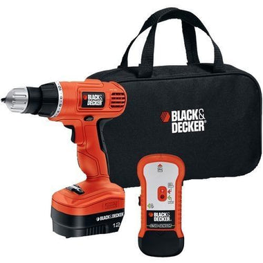 Black &amp; Decker 12-volt Drill And Driver With Stud Sensor Kit (pack of 1 Ea)