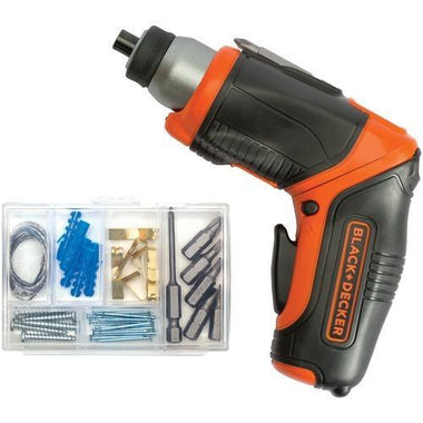 Black &amp; Decker 4-volt Lithium Pivot Screwdriver (pack of 1 Ea)