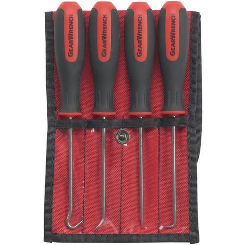 Gearwrench 4-piece 3 1 And 8&quot; Mini Hook &amp; Pick Set (pack of 1 Ea)