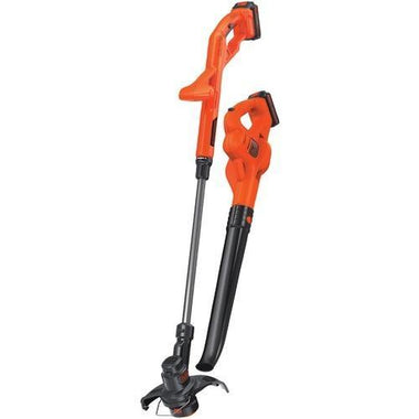 Black &amp; Decker 20-volt Max 10&amp;quot; String Trimmer And Edger&#44; Hard Surface Sweeper &amp;amp; 2 Batteries Combo Kit (pack of 1 Ea)