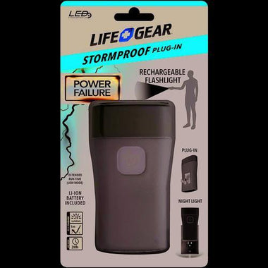 Life+gear 25-lumen Stormproof Power Failure Nightlight &amp;amp; Flashlight (pack of 1 Ea)