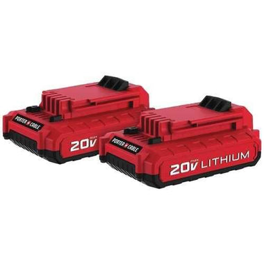 Porter-cable 20-volt Max* 1.5ah Li-ion Batteries&#44; 2 Pk (pack of 1 Ea)