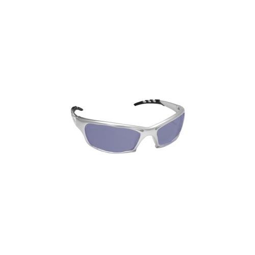 GTR SAFETY GLS SLVR FR/ICE BLUE LENS - CLAMSHELL