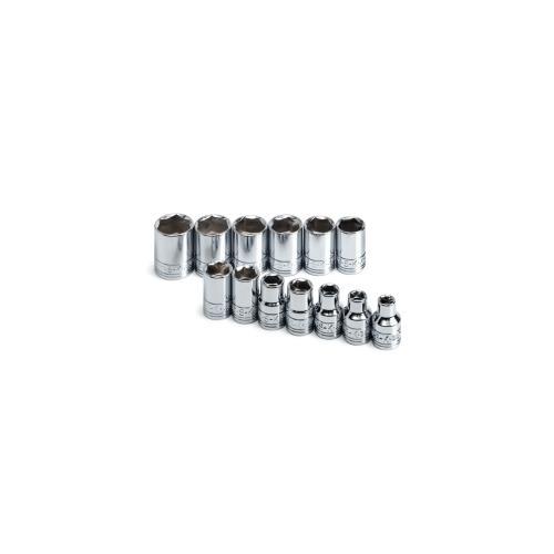 SOCKET SET 3/8IN. DRIVE 13PC METRIC STD 6 POINT