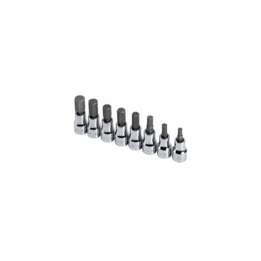 SOCKET HEX BIT SET 3/8IN. DRIVE 8PC METRIC