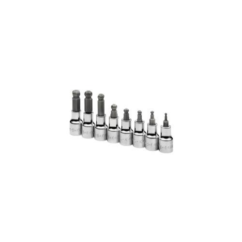 BALL HEX BIT SKT SET 8PC MET 3MM-10MM