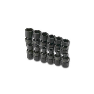 SOCKET SET IMPACT FLEX METRIC 12 PC 1/4IN. DR STD.