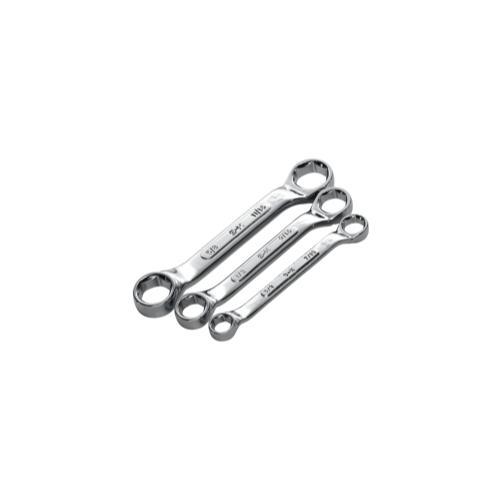 WRENCH SET BOX END 3PC SHORT SAE RAISED PANEL