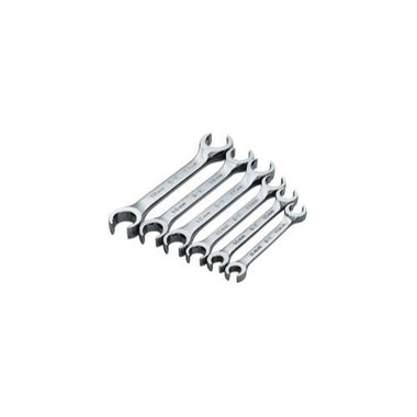 WRENCH SET FLARE NUT OFFSET 6 PC MET 15 DEG OFFSET