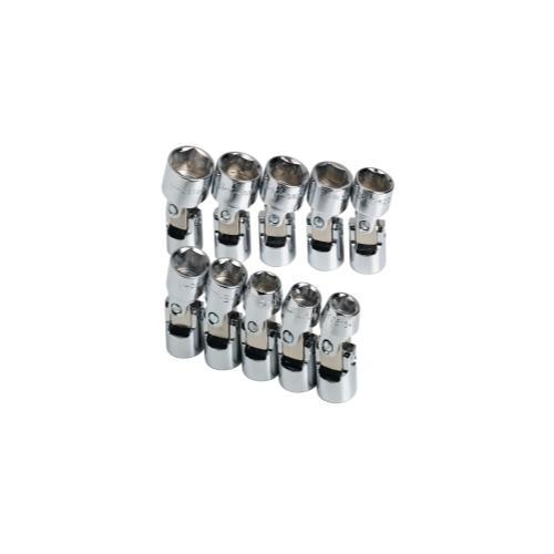 SOCKET SET FLEX 3/8IN. DRIVE 10PC MET STD 6 POINT