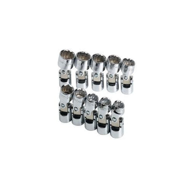 SOCKET SET FLEX 3/8IN. DRIVE 10PC MET STD 12 POINT