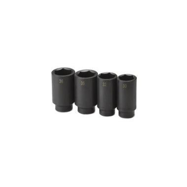 SOCKET SET SPINDLE NUT 4PC 1/2IN DRIVE