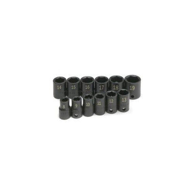 SOCKET SET IMPACT 3/8IN. DRIVE 12PC STD 6 POINT