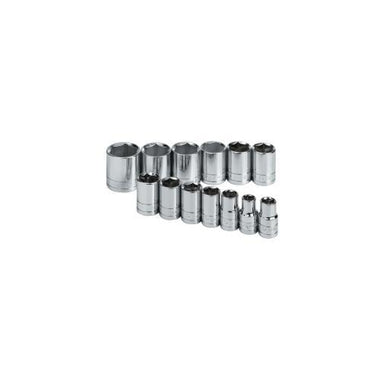 SOCKET SET 1/2IN. DRIVE 13PC SAE STD 6 POINT