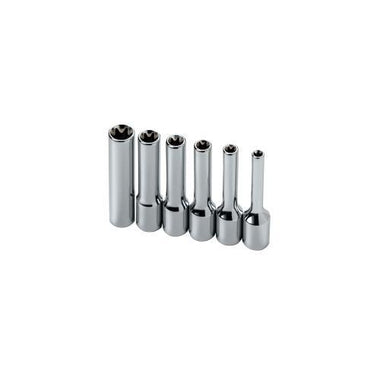 1/4" DR DEEP TORX SOCKET SET 6 PC E4-E10