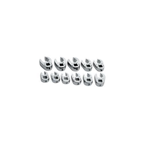 CROWFOOT FLARE NUT SET 3/8IN. DRIVE METRIC 11PC