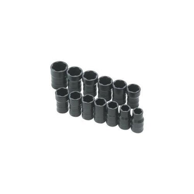 TURBO SOCKET SET 13PC 3/8" DR SAE & METRIC