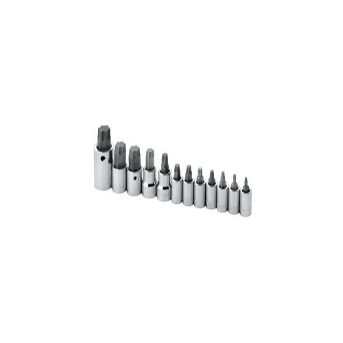 TORX BIT SKT SET 12PC T8-T60