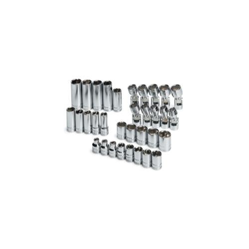 SOCKET SET FLEX 3/8IN. DRIVE 33PC MET STD  DP 6 PT